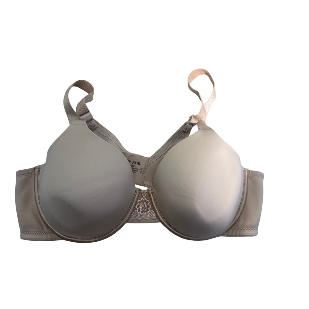Vanity Fair Womens Beauty Back Full Figure Underwire Bra Beige 42C 76380